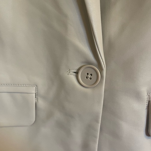 NWT Steve Madden Faux Leather Blazer Size S - Picture 6 of 8